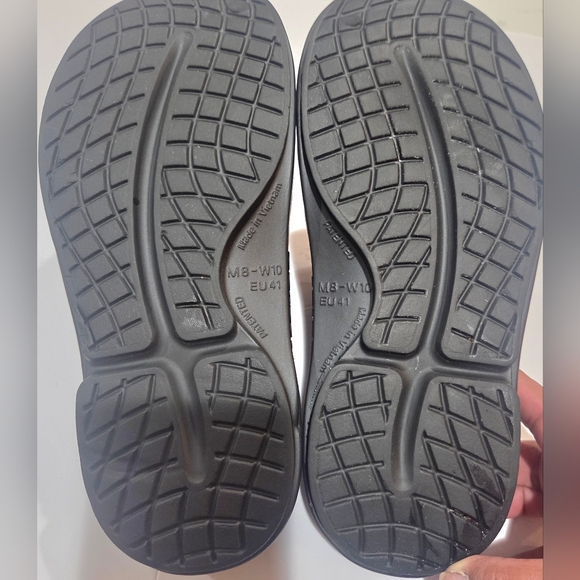 OOFOS OOCLOOG RECOVERY CLOG SIZE: MEN 8 WOMEN 10 BLACK - Picture 8 of 15